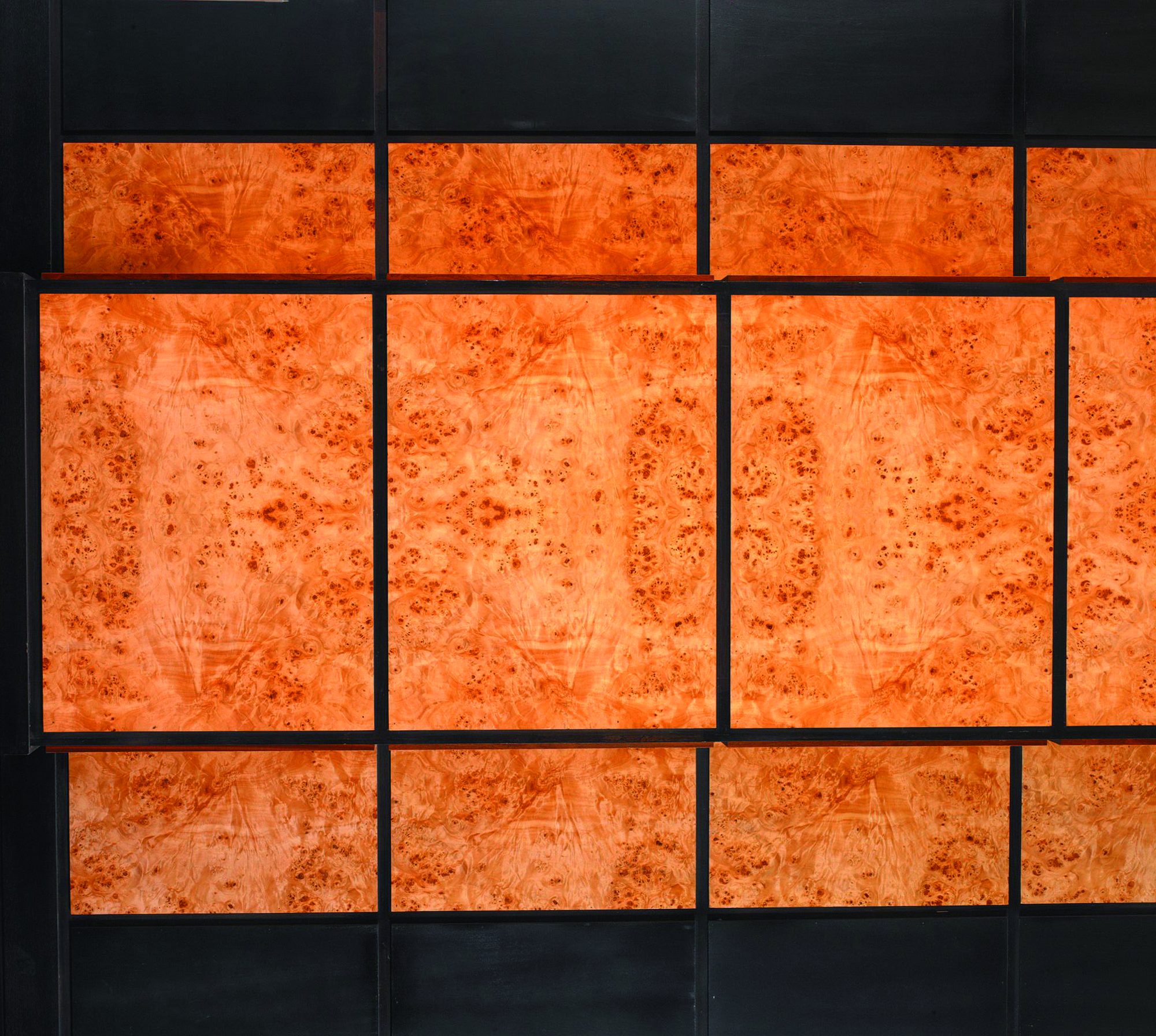 Veneer panels at the UK Veneering workshop